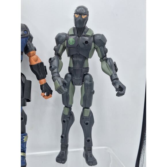 GI Joe Sigma 6 Action Figures. Duke, Snake Eyes Paratrooper Duke & Shadow Storm - Picture 5 of 15